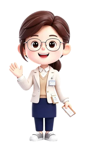 卓小算挥手欢迎